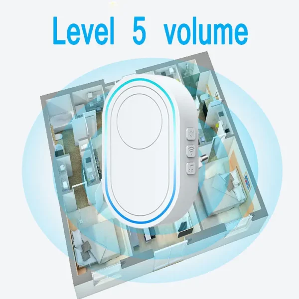 Wireless Doorbell Tuya App Intelligent Home Welcome Doorbell Waterproof Button LED Light 433MHz Security Alarm Smart Doorbell - Image 3