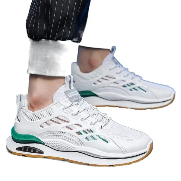 Men's Casual Sport Shoes 2024 Summer New Arrival Breathable Vulcanized Rubber Sole Comfortable Fashionable Old Man's Shoes - Image 5