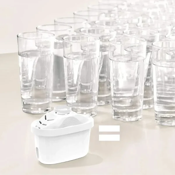 6PCS Universal Water Filter Cartridge BRITA MAXTRA+ Plus White Pack of 6 Water Purification Filter Water Limescale Chlorine - Image 5