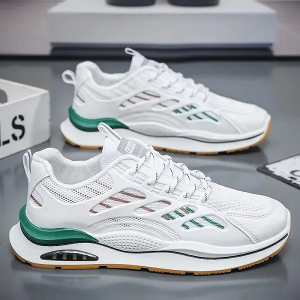 Men's Casual Sport Shoes 2024 Summer New Arrival Breathable Vulcanized Rubber Sole Comfortable Fashionable Old Man's Shoes - Image 3