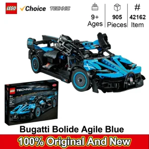 LEGO Technic Mechanical Series 42162 Bugatti Bolide Sports Car Boys Assembly Puzzle Block Toys