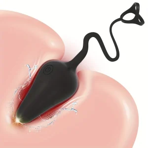 Male Sex Toy Vibrating Cock Ring Vibrator Dildo Anal Butt Plug Prostate Massager Adult Sex Toys for Men Women Couples Stimulator