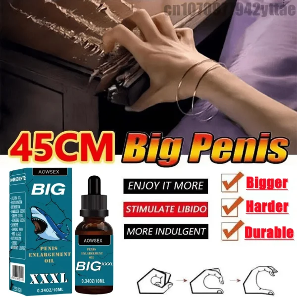 Big Dick Penis Enlargement oil Sex Gel Increase Size Male Delay Erection oil for Men Growth Thicken Adult Products