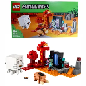 LEGO 21255 Minecraft The Nether Portal Ambush Adventure Set