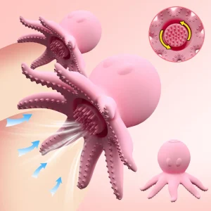 Octopus Vibration Breast Suction Device Women Masturbator Jumping Egg Vibrating Swinging Breast Nipple Massager Adult Sex Toys