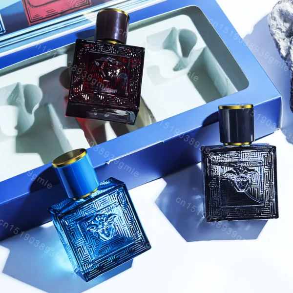 Brand 90Ml Men Perfume Gift Box 3Pcs Set Charming Man Colognes Lasting Fragrance Attracting Women Perfumes Hombres Originales
