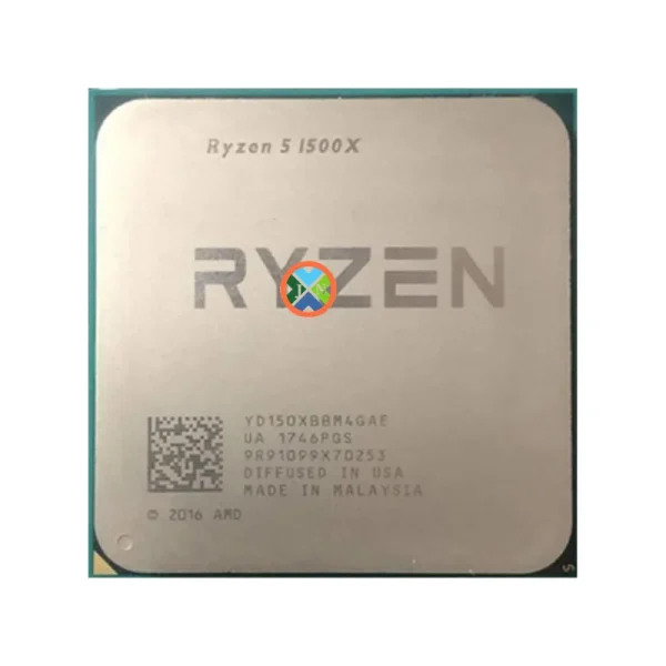 AMD Ryzen 5 1500X R5 1500X 3.5 GHz Quad-Core Eight-Core CPU Processor L3=16M 65W YD150XBBM4GAE Socket AM4