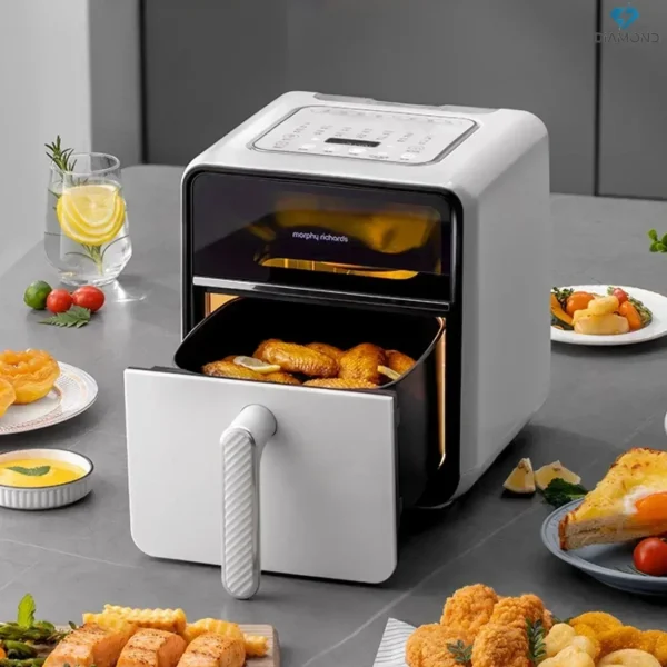 Large Capacity Mofei Multifunctional Household Air Fryer with Visible Window Electric Oil Free Frying Pan