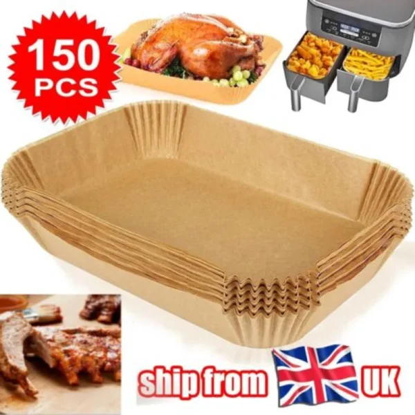 150X Air Fryer Disposable Paper Ers Non Stick Parchment For Ninja Dual