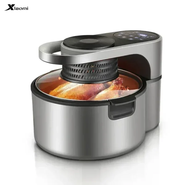 New multifunctional visual air fryer 8L electric fryer household fully automatic electric fryer Electric oven large capacity
