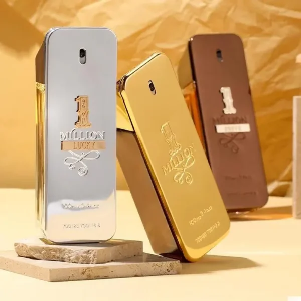 3ML/100ML Luxury Perfumes for Men Golden Millionaire Perfume Wood Leather Note Charming Men's Perfume Deep Aroma Male Fragrance