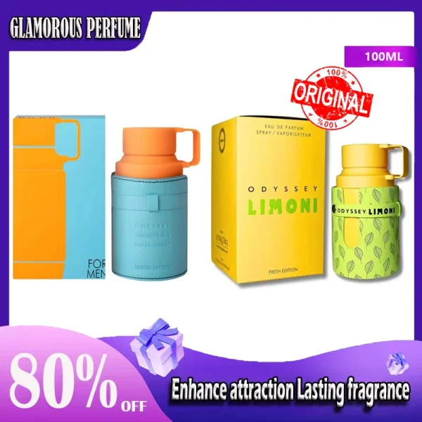 100ML Original Fragrance Mandarin Sky for Men EDP 3.4 Oz Limited Edition Arabic Perfume Spray Fragrance Perfect Birthday Gift