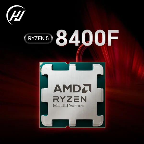AMD Ryzen 5 8400F R5 8400f 4.7GHz 6-Cores 12-Threads New Desktop computer CPU processor with Socket DDR5 PCIe 4.0 AM5 but no fan
