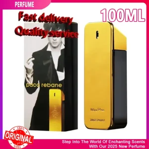 100ml Original Million Gold Hombre Perfume Lasting Strong Masculine Men Taste Strong Spicy Pheromone Cologne Body Spray Cologne