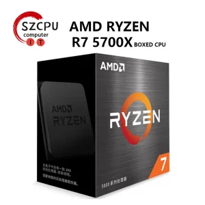 AMD Ryzen 7 5700X R7 5700X 3.4 GHz Eight-Core 16-Thread CPU 7NM L3=32M 100-000000926 Socket AM4 Sealed but without fan