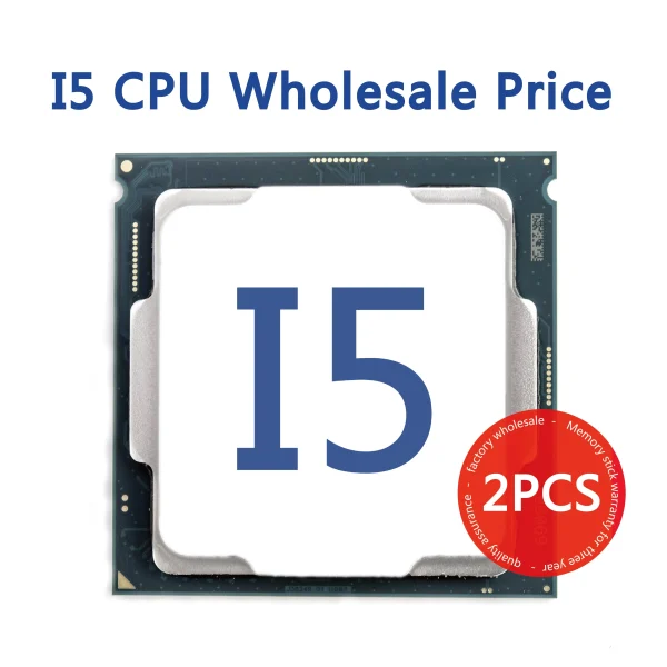 2 PCS Processador Core i5 10400F 2.9 GHz 6 núcleos/12 threads 65 w 14nm Distribuidor atacado