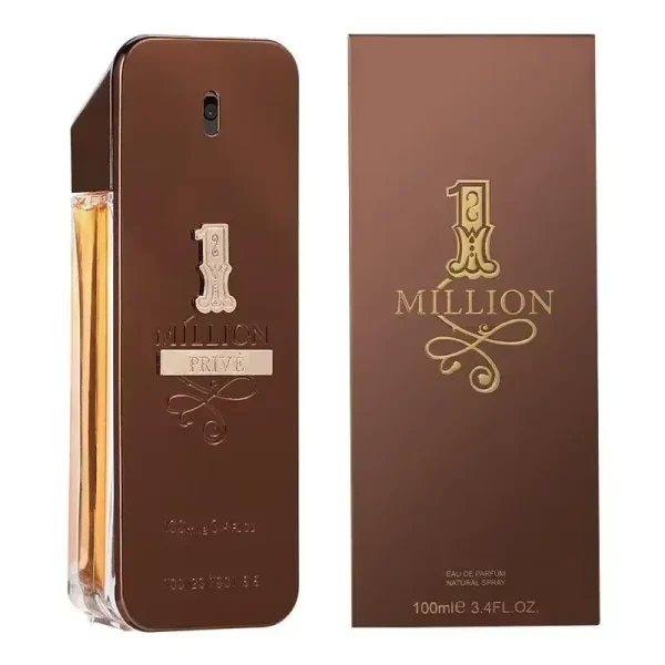 3ML/100ML Long Lasting Soft Golden Millionaire Perfume Wood Leather Note Charming Men's Perfume Deep Aroma Male Fragrance