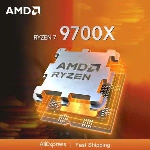 AMD Ryzen 7 9700X R7 9700x NEW 40MB Game Cache Socket AM5 5.5GHz 8-Core 16-Thread 4NM TDP 65W Gaming CPU Processor Without Fan