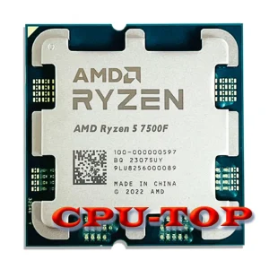 NEW AMD Ryzen 5 7500F R5 7500F 3.7GHz 6-Core 12-Thread CPU Processor 5NM L3=32M 100-000000597 Socket AM5 Without cooler