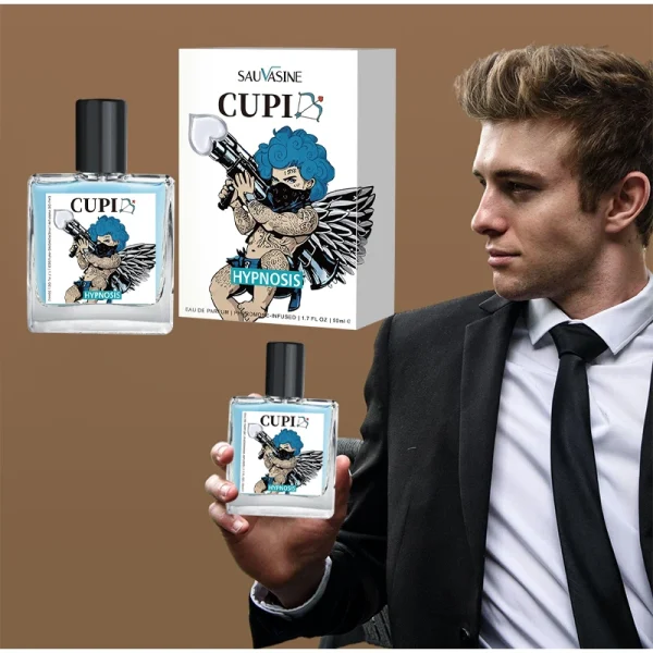Cupid Cologne Men's Perfume Lasting Charm Temptation Attract The Opposite Sex Dating Body Spray 50ml Ambergris Portable Perfume