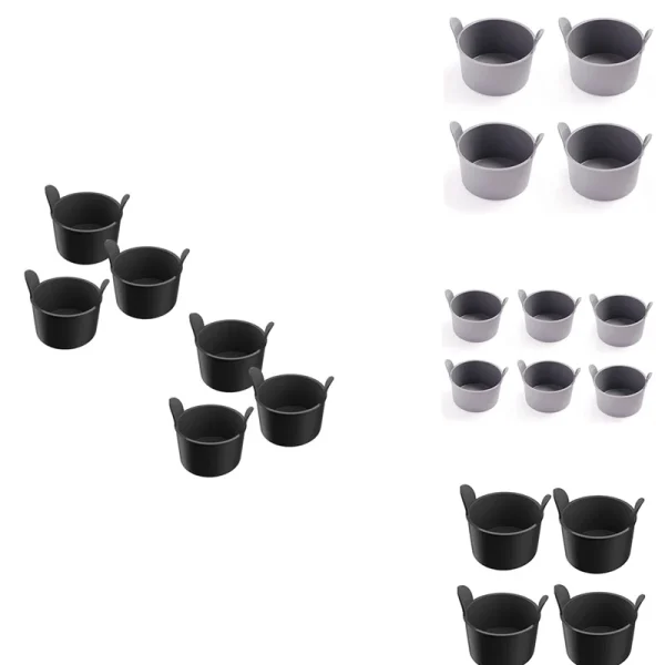 TAIGH-For Ninja DZ201 Foodi Egg Poacher Air Fryer Egg Poacher, Silicone Ramekins For Ninja Air Fryer