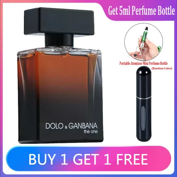 50ML Men Eau De Toilette Cologne Perfume Fresh Romantic Fougere Scent Woody Notes Lasting Pheromone Eau De Parfum Hombre Gift