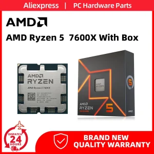 AMD Ryzen 5 7600X CPU 6-Core 12-thread Desktop Computer Ryzen 5 7600X Processor 100-000000593 5.3Ghz L3=32MB Authentic Brand NEW