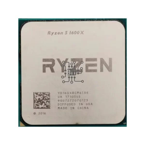 Ryzen 5 1600X R5 1600X 3.6 GHz Six-Core Twelve-Thread CPU Processor 95W L3=16M YD160XBCM6IAE Socket AM4