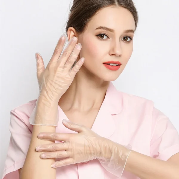 Disposable Vinyl Examination Gloves PVC Home Cleaning Dishwashing Kitchen Work Latex Free Protective Gloves Small Large 100 50 - Image 4