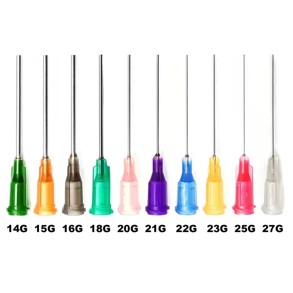 Syringe Dispensing Needles With Luer Lock 14G 15G 16G 18G 20G 21G 22G 23G 25G 27G Blunt Tip 1.5inch Length , Non-Sterile ,100PCS - Image 4
