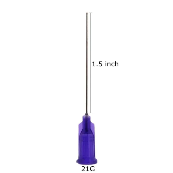 100pcs, Dispensing Needle with Luer Lock 21G x 1.5Inch Blunt Tip Syringe Needle For Industrial Mixing Many Liquid ，Non-sterile - Image 5