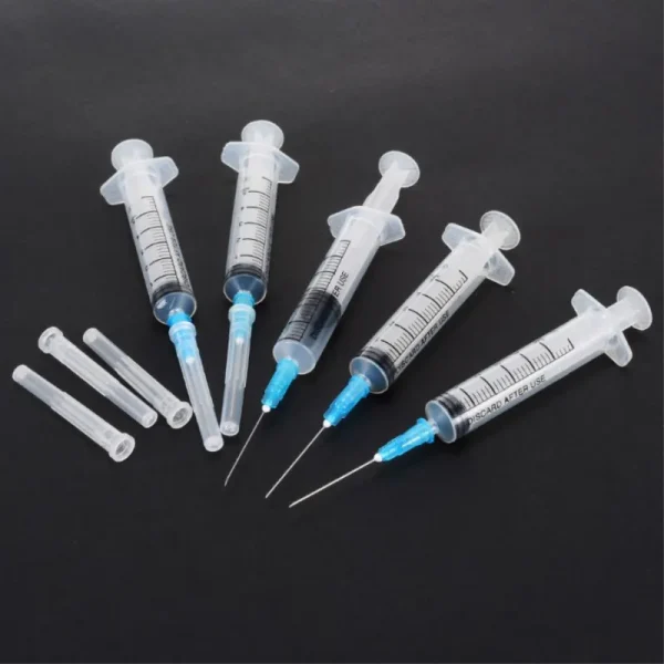 50 pcs 5ml Plastic Sterile Syringes With Sharp End Tip Needle And Storage Cap For Dispensing Adhesives Industrial Glue Soldering - Image 3