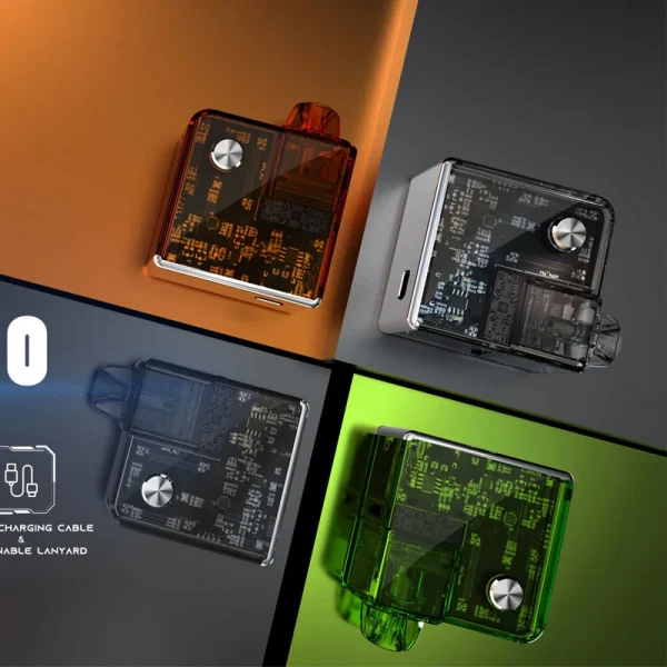 Clearance Original Rincoe Jellybox Nano Pod Mod Kit 30W 1000mah Battery 2.8ml Cartridge Mesh Coil Electronic Cigarettes Vape - Image 3