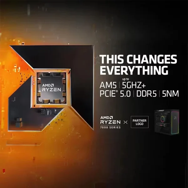 AMD RYZEN 5 7600X Brand New CPU Gaming Processor AMD R5 7600X 6-Core 12-Thread 5nm 38M Socket AM5 Without Fan PC Gamer Cache - Image 3