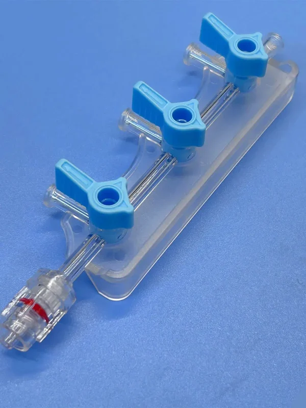 triple three-way valve connector High pressure Medical accessories, animal medical devices, medical grade PC 50pcs - Image 5