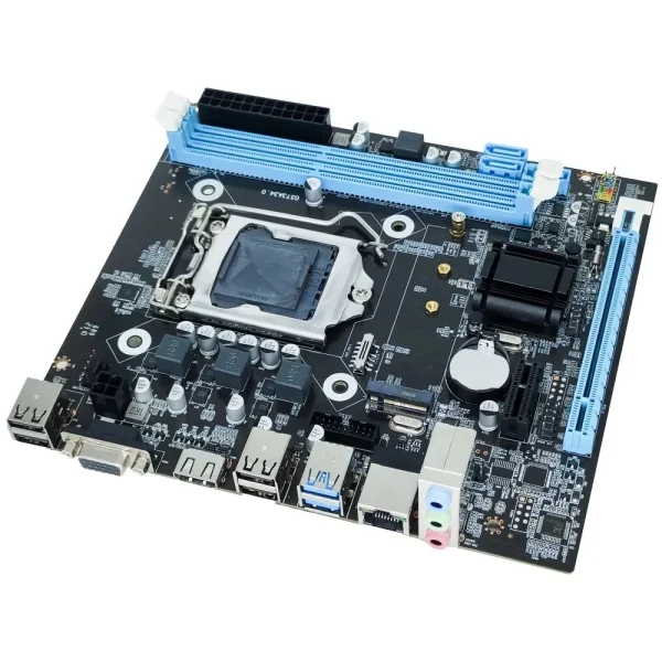 MOUGOL H81M Gaming Motherboard Dual Channel DDR3 M.2 NVME PCIEx16 HDMI VGA Interface LGA 1150 Supports Intel Core 4th Gen CPU - Image 2