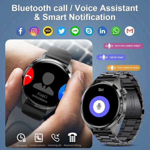 2025 For Android GT4 Pro GPS NFC Smart Watch Men 360*360 AMOLED Screen Heart rate Bluetooth Call IP68 Waterproof Man Smartwatch - Image 2