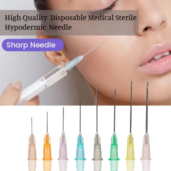 Sharp Hypodermic Needle Medical Disposable Sterile 10/20/50/100pcs 18G 25G 30G 32G 4/13/25mm Syringe Needle - Image 2