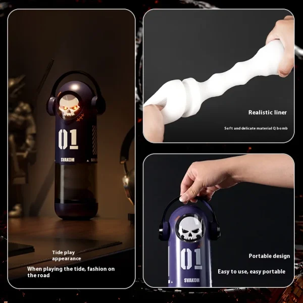 Automatic Telescopic Masturbator Powerful Thrusting High Speed Male Masturbation Cup Machine Sex Toy for Men Airplane Cup - Image 4
