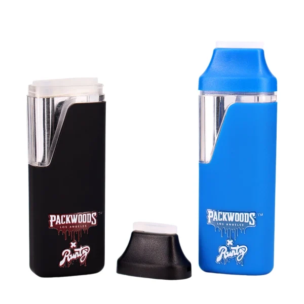 10pcs E Cigarettes Runtz X Packwoods Vape Pen Pod 380mAh Rechargeable Battery Disposable 1ml Empty Pods With Drawer Box Packing - Image 5