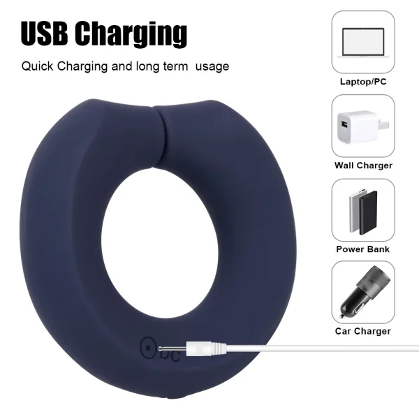 Free Size Ring Cockring Vibrators for Men Glans Exerciser Medical Cock Enlargement Delay Ejaculation Trainer Sex Toys Erotic Set - Image 2