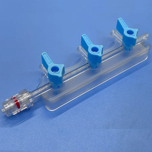 triple three-way valve connector High pressure Medical accessories, animal medical devices, medical grade PC 50pcs - Image 4