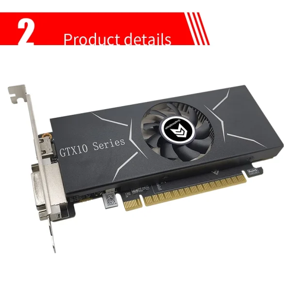 Low Profile Computer Graphics Card GPU Video Card GTX1050TI 4GB GDDR5 for Mini Chassis Computer for NVIDIA - Image 3