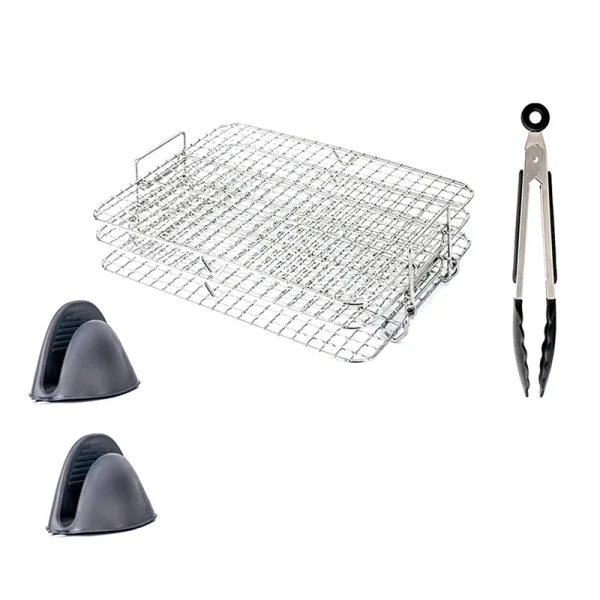 Air Fryer Rack for Ninja Foodi Grill XL Air Fryer, Multi-Layer Dehydrator Rack Toast Rack Air Fryer Accessories - Image 6