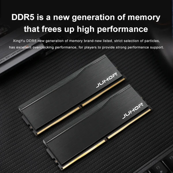 JUHOR Ram DDR5 16GB 6000MHz 6400MHz 32GB(16GBX2) PC4 Desktop Computer Memoria Ram - Image 2