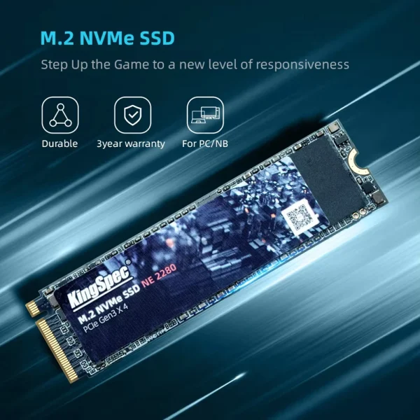 KingSpec SSD M2 512GB NVME SSD 1TB 128GB 256GB 500GB ssd M.2 2280 PCIe Hard Drive Disk Internal Solid State Drive for Laptop - Image 3
