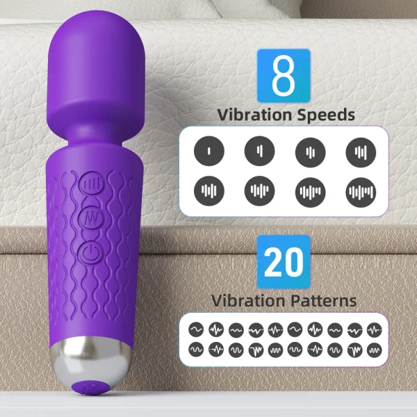 20 Speeds Powerful AV Vibrator Magic Wand Clitoris Stimulator Sex Toys for Women G spot Massager Adult Female Sex Erotic Product - Image 2