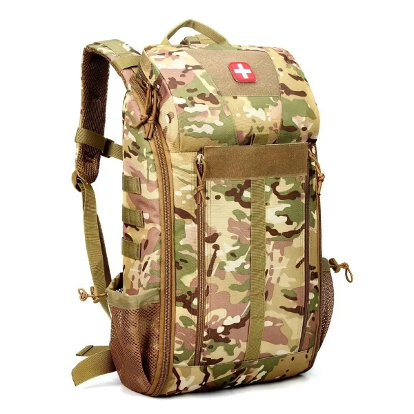 Tactical Outdoor Medical Backpack Large Capacity Camping Mountaineering Backpack Emergency Bag Multi-functional Storage Bag - Image 5