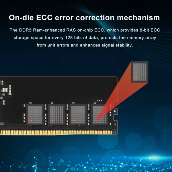 JUHOR Ram DDR5 16GB 6000MHz 6400MHz 32GB(16GBX2) PC4 Desktop Computer Memoria Ram - Image 5