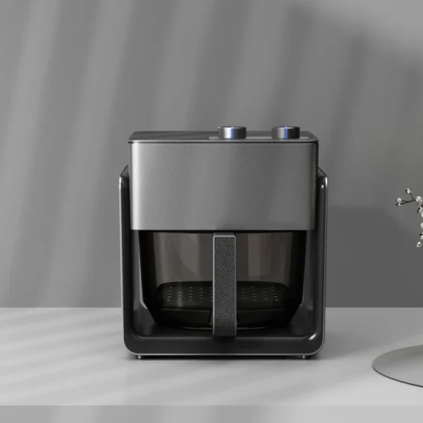 New Launch Automatic Multi-function Household Electric Freidora De Aire French Fryer Smokeless Glass Visual Bowl Air Fryer - Image 5